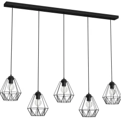 Luminex Dekorative Pendelleuchte ARIYAN Retro länglich< Esszimmer Lampen|Wohnzimmerlampen