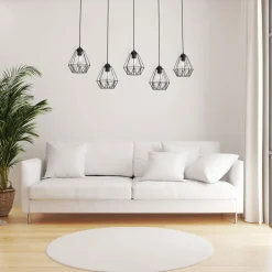 Luminex Dekorative Pendelleuchte ARIYAN Retro länglich< Esszimmer Lampen|Wohnzimmerlampen