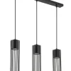 Sigma Dekorative Pendelleuchte Schwarz Metall GU10 3-flammig< Wohnzimmerlampen|Moderne Lampen