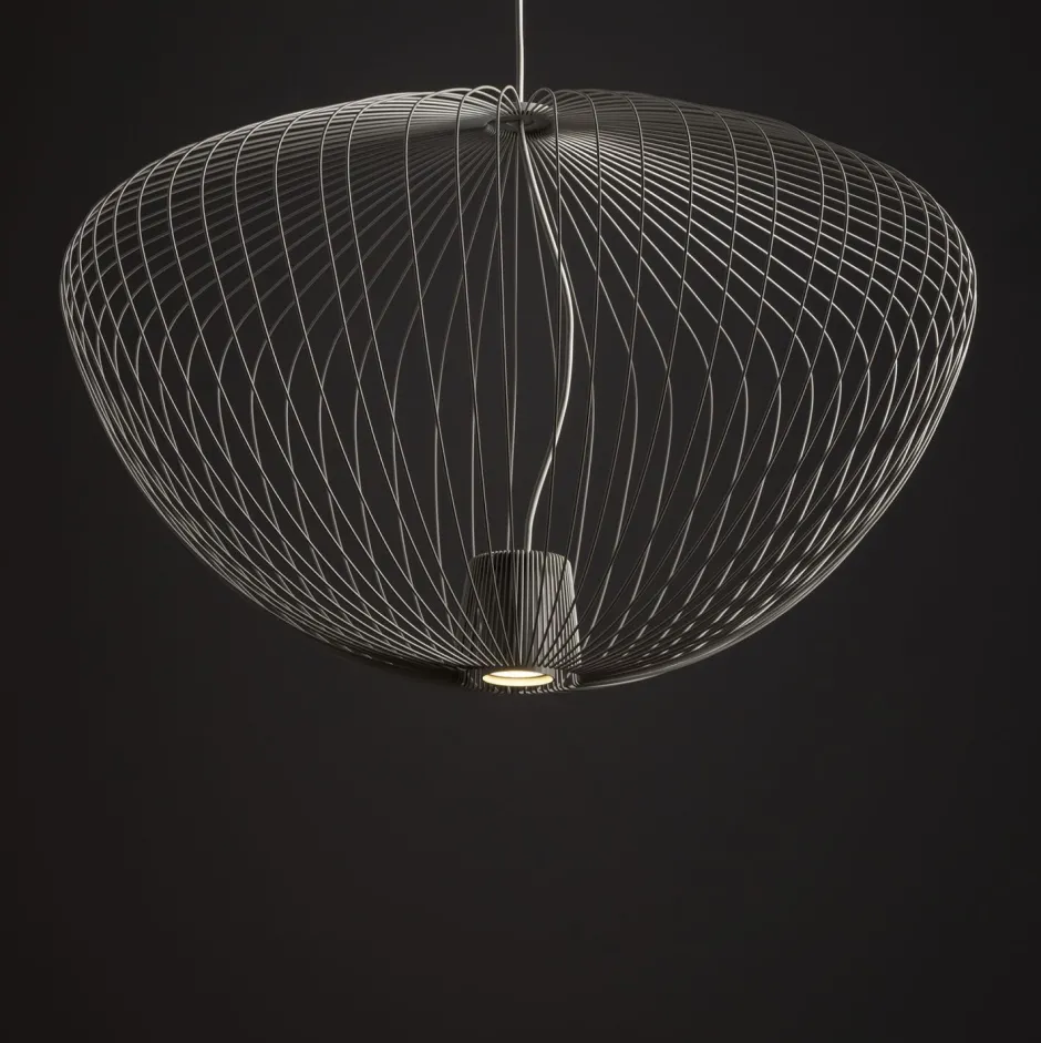 Nowodvorski Dekorative Pendelleuchte Metall Seidengrau GU10 L:70 cm< Hängelampen|Bürolampen