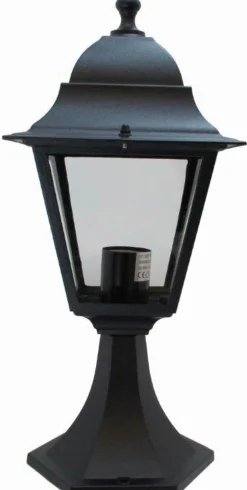 Außenleuchten Antik|Gartenlaternen*Lido Dekorative Sockelleuchte ERNINE Aluminium Rustikal 42