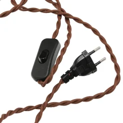 Holzlampen|Industrie Lampen*Easylight Dekorative Tischlampe EDISON Industrial Design rund