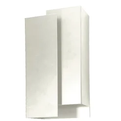 Wandleuchten|Flurlampen*Luminex Dekorative Wandlampe Metall Weiß G9 H:28,5 cm indirekt