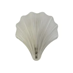 Wandleuchten|Badezimmer Lampe*Searchlight Dekorative Wandlampe Metall Glas T:11 cm IP44 in Silber