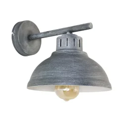 Wandleuchten|Küchenlampen*Luminex Dekorative Wandleuchte SVEN in Grau-Patina