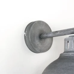 Wandleuchten|Küchenlampen*Luminex Dekorative Wandleuchte SVEN in Grau-Patina