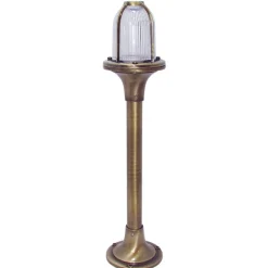 Rustikale Lampen|Messinglampen*Lido Dekorative Wegeleuchte Messing H:62cm Maritim IP54