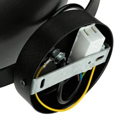 Masterlight Design Deckenlampe Grau Metall Gold Ø30cm LARINO< Deckenleuchten|Bürolampen