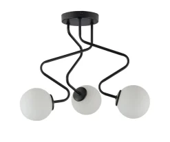 Kugellampen|Moderne Lampen*Sigma Design Deckenlampe Metall Glas satiniert G9 gemütlich