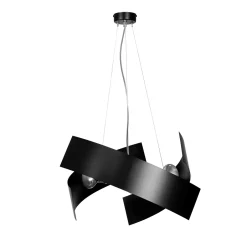 Hängelampen|Esszimmer Lampen*Emibig Design Hängeleuchte Schwarz Metall höhenverstellbar