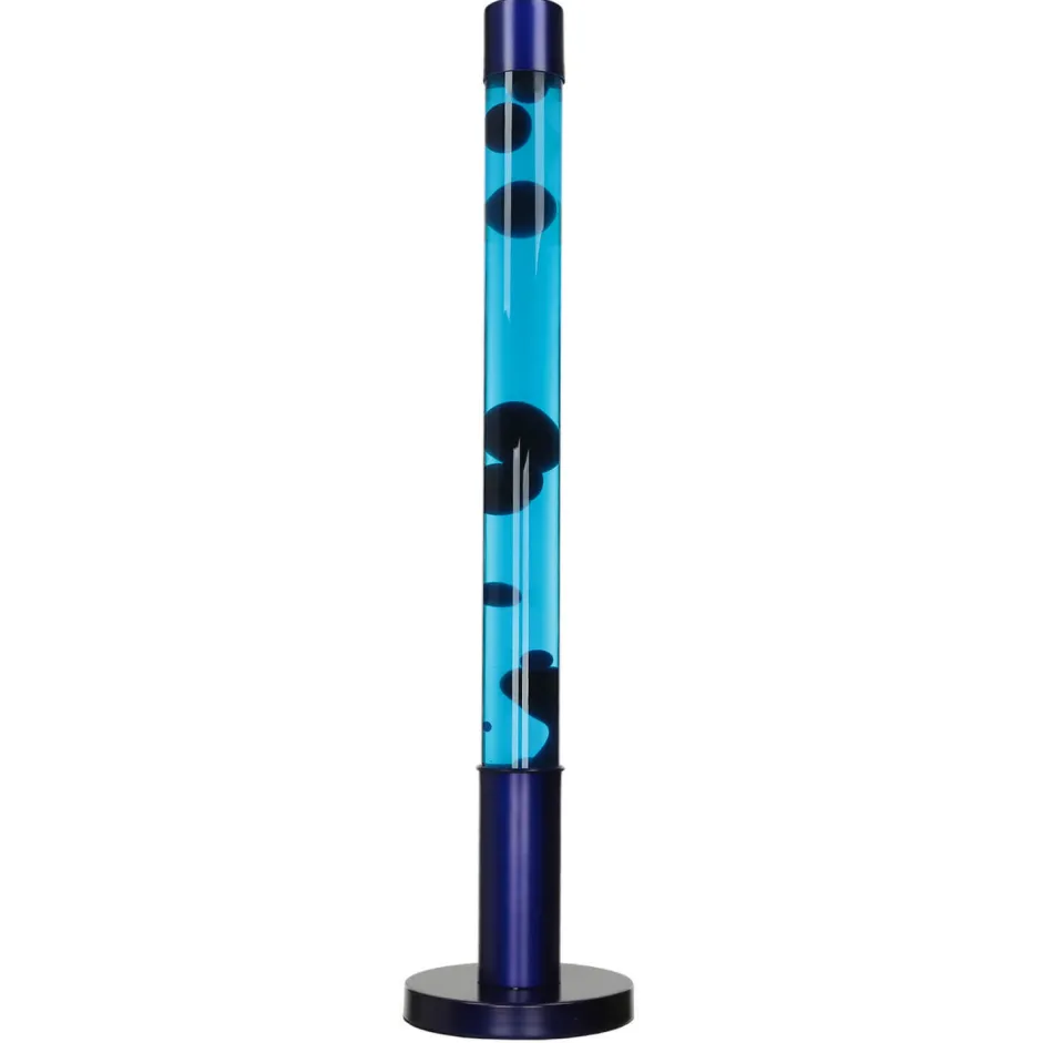 Retro Lampen|Lavalampen*Easylight Design Lavalampe XXL Blau Hellblau rund 76cm ALAN