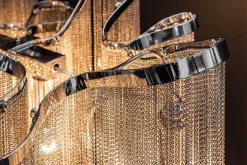 Invicta Interior Design Pendelleuchte RIRRE Metall Ketten Silber Esstisch< Moderne Lampen|Designerlampen