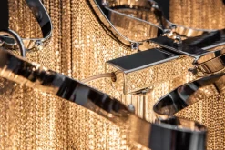 Invicta Interior Design Pendelleuchte RIRRE Metall Ketten Silber Esstisch< Moderne Lampen|Designerlampen