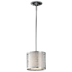 Elstead Design Pendelleuchte VEINE Chrom Ø20cm verstellbar< Hängelampen|Moderne Lampen