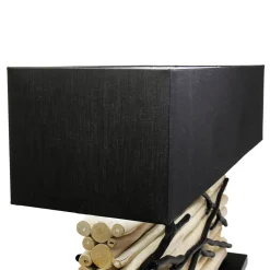 Moderne Lampen|Stofflampen*Suna Living Design Tischlampe Treibholz Stoffschirm 80 cm lang