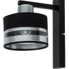 Sigma Design Wandleuchte Metall Schwarz Silber E27 gemütlich< Wohnzimmerlampen|Designerlampen