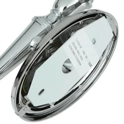 Elstead Designer Badleuchte LED aus Messing Glas IP44 in Chrom< Glaslampen|Metall Lampen