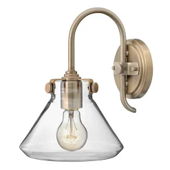 Elstead Designer Wandleuchte Industrie Look Glas Schirm< Glaslampen|Designerlampen