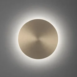 Paul Neuhaus Dimmbare LED Akku Wandlampe Fernbedienung in Messing< Flurlampen|Wohnzimmerlampen