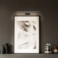 Steinhauer Dimmbare LED Bilderleuchte Schwarz B:60 cm 9 W flexibel< Led Lampen|Wandleuchten