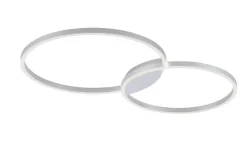 Deckenleuchten|Flurlampen*Paul Neuhaus Dimmbare LED Deckenlampe Ringe in Aluminium L:96 cm