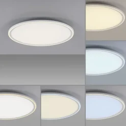 Flurlampen|Bürolampen*Just Light Dimmbare LED Deckenlampe Fernbedienung 2700-5000 K rund