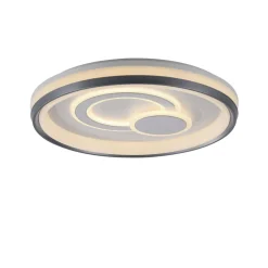 Deckenleuchten|Flurlampen*Just Light Dimmbare LED Deckenlampe Weiß Ø50 cm rund 3000 K 35 W