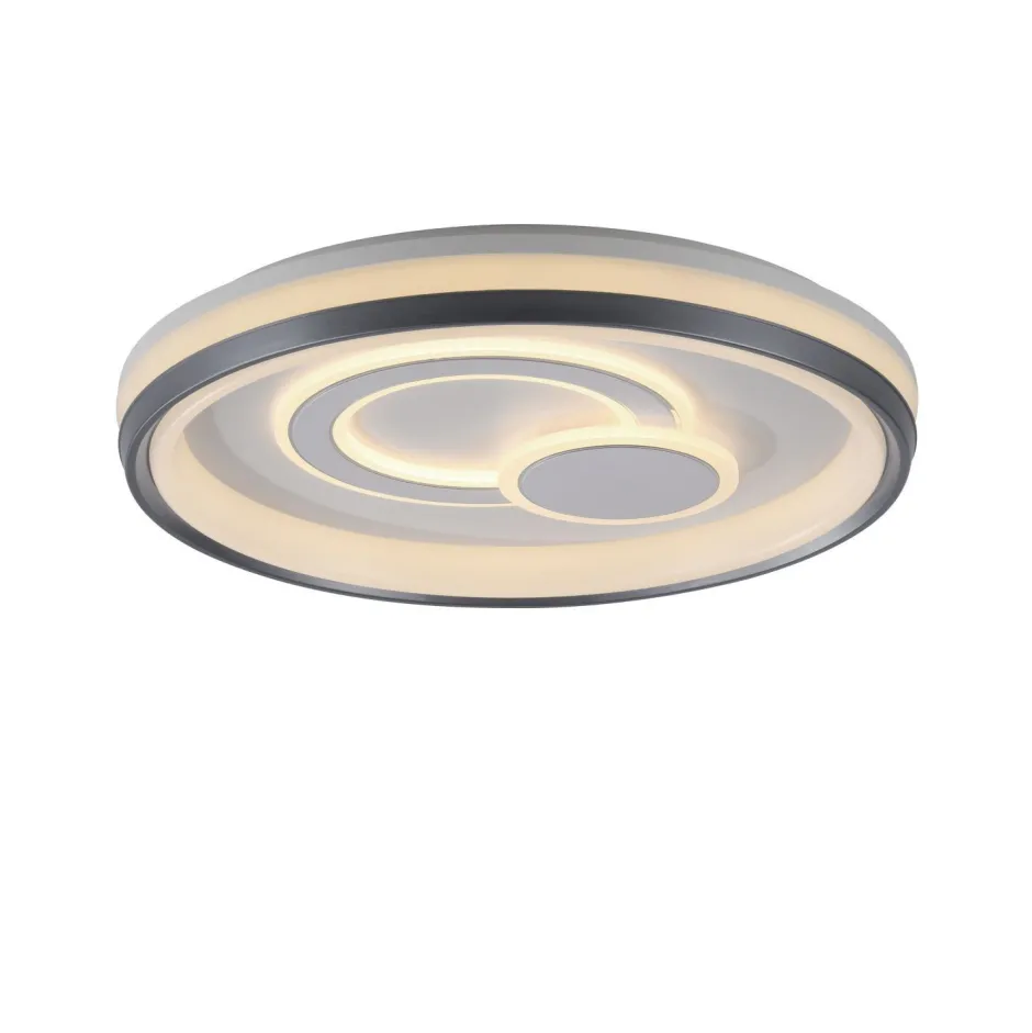 Deckenleuchten|Flurlampen*Just Light Dimmbare LED Deckenlampe Weiß Ø50 cm rund 3000 K 35 W