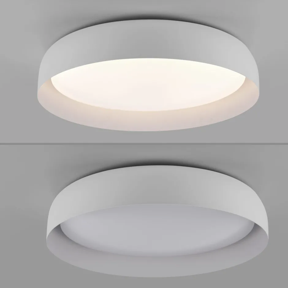 Just Light Dimmbare LED Deckenlampe Weiß Ø57 cm 3850 lm Modern< Deckenleuchten|Flurlampen