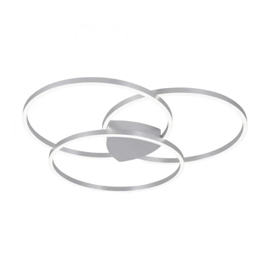 Paul Neuhaus Dimmbare LED Deckenlampe Ringe in Aluminium 6480 lm< Deckenleuchten|Flurlampen