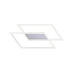 Deckenleuchten|Flurlampen*Paul Neuhaus Dimmbare LED Deckenlampe L:53 cm Memory 24 W in Stahl