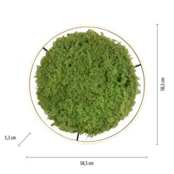 Wohnzimmerlampen|Schlafzimmer Lampen*Just Light Dimmbare LED Deckenlampe Moos Schwarz 3000 K 28 W