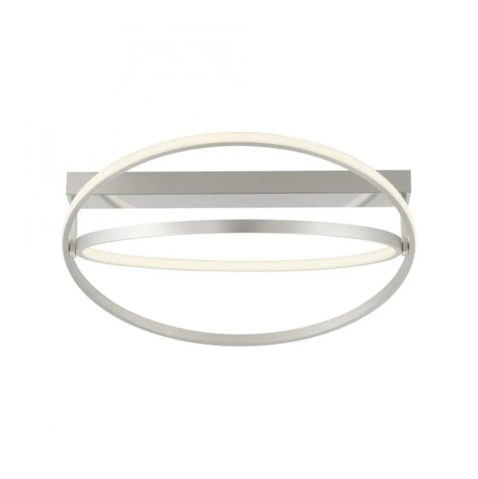 Paul Neuhaus Dimmbare LED Deckenleuchte Metall Ø59 cm Fernbedienung< Deckenleuchten|Flurlampen