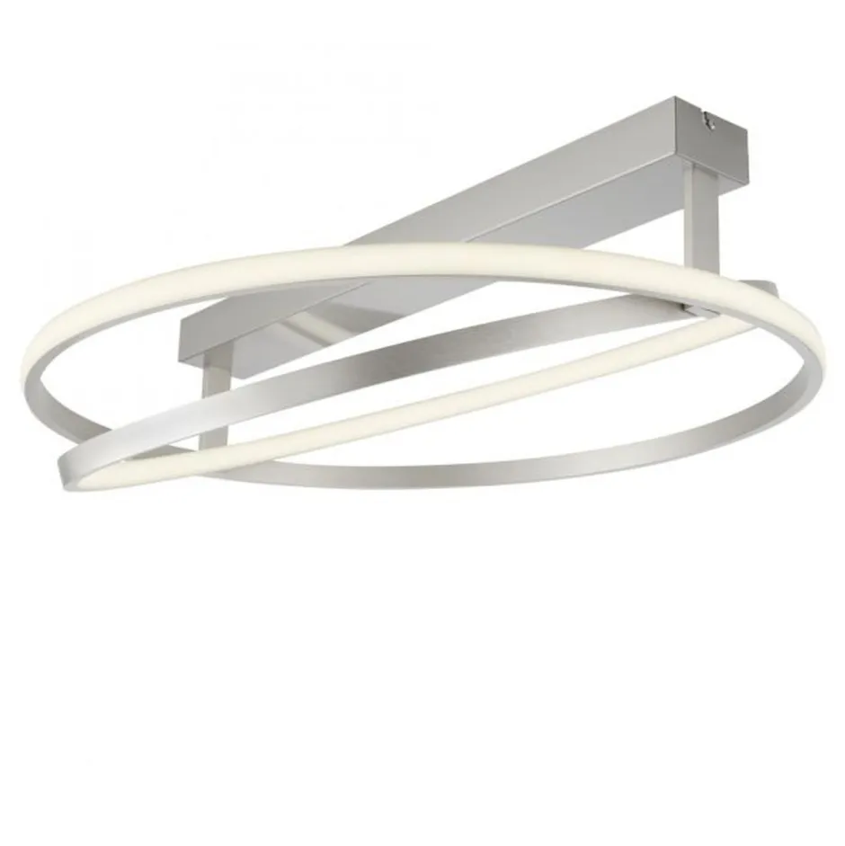 Paul Neuhaus Dimmbare LED Deckenleuchte Metall Ø59 cm Fernbedienung< Deckenleuchten|Flurlampen