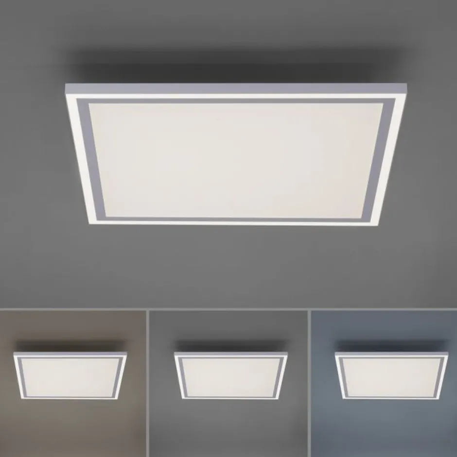 Just Light Dimmbare LED Deckenleuchte Fernbedienung 2700-5000 K< Flurlampen|Bürolampen