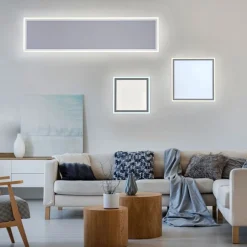 Flurlampen|Bürolampen*Just Light Dimmbare LED Deckenleuchte Fernbedienung 54 W 121,4 cm