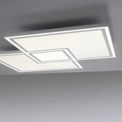 Just Light Dimmbare LED Deckenleuchte Fernbedienung 6900 lm 67 cm< Flurlampen|Bürolampen