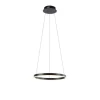 Just Light Dimmbare LED Hängelampe Anthrazit Metall Ø39,3 cm 20 W< Hängelampen|Bürolampen