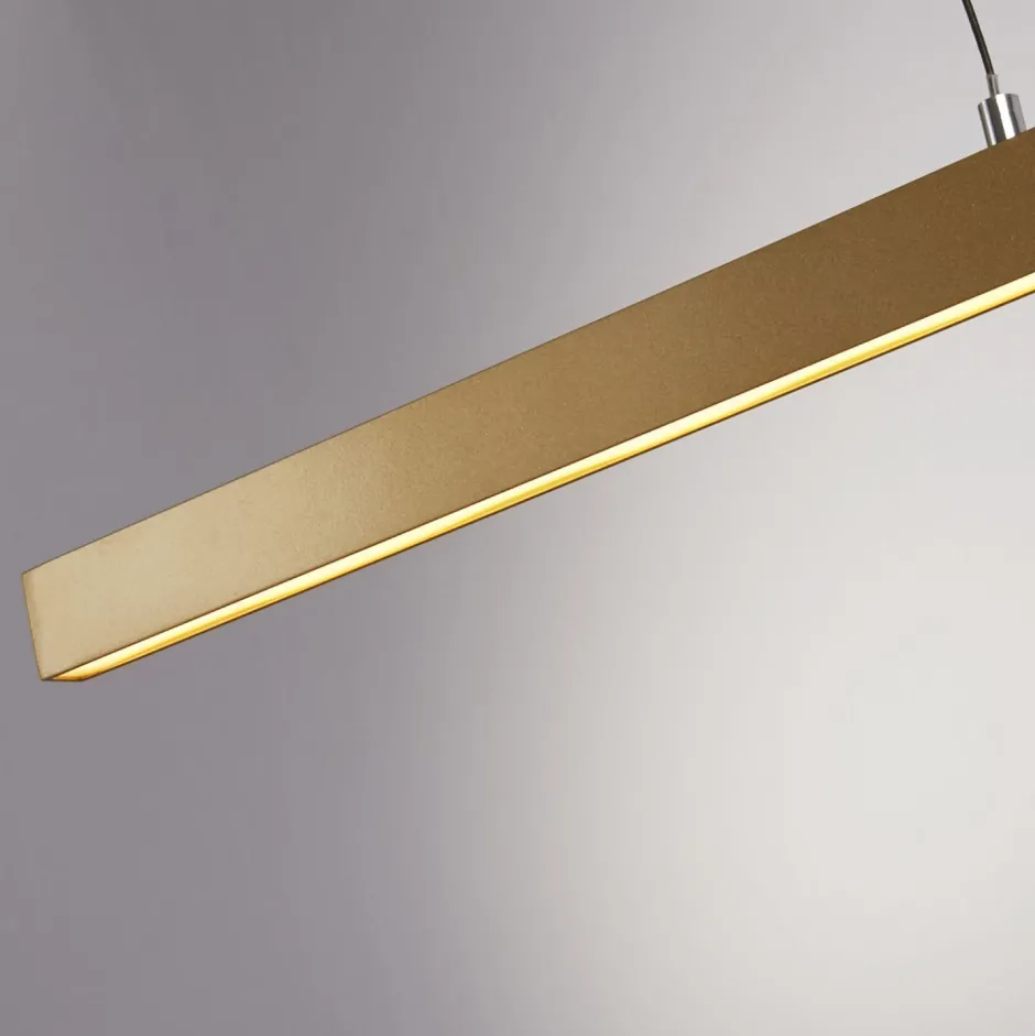 Searchlight Dimmbare LED Hängelampe in Gold Gestensteuerung 29 W< Bürolampen|Wohnzimmerlampen