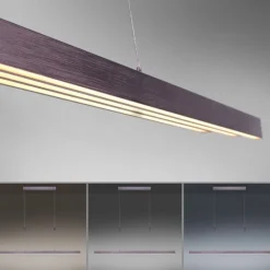 Paul Neuhaus Dimmbare LED Pendelleuchte Touch 4680 lm Sepiabraun< Hängelampen|Bürolampen