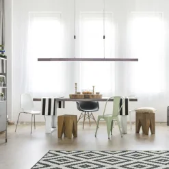 Paul Neuhaus Dimmbare LED Pendelleuchte Touch 4680 lm Sepiabraun< Hängelampen|Bürolampen