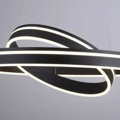 Hängelampen|Bürolampen*Paul Neuhaus Dimmbare LED Pendelleuchte Ø59 cm 7300 lm Anthrazit