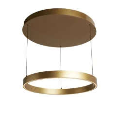 Searchlight Dimmbare LED Pendelleuchte in Gold 41 W Gestensteuerung< Wohnzimmerlampen|Esszimmer Lampen