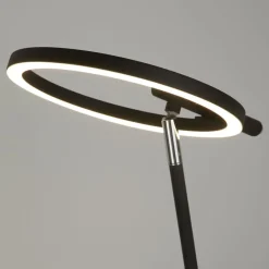 Wohnzimmerlampen|Metall Lampen*Searchlight Dimmbare LED Tischlampe Metall Schwarz 579 lm flexibel