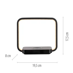 Just Light Dimmbare LED Tischleuchte Touch 3000 K 2 W Ladefunktion< Wohnzimmerlampen|Schlafzimmer Lampen