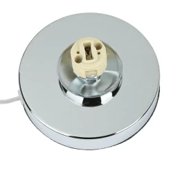 Glaslampen|Designerlampen*Searchlight Dimmbare Touch Tischleuchte Touchdimmer Modern chrom