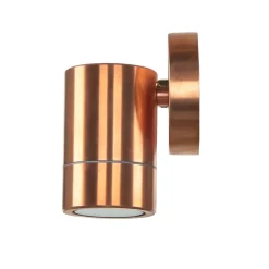 Metall Lampen|Messinglampen*Lido Down Strahler Wand außen in Kupfer aus Messing IP54