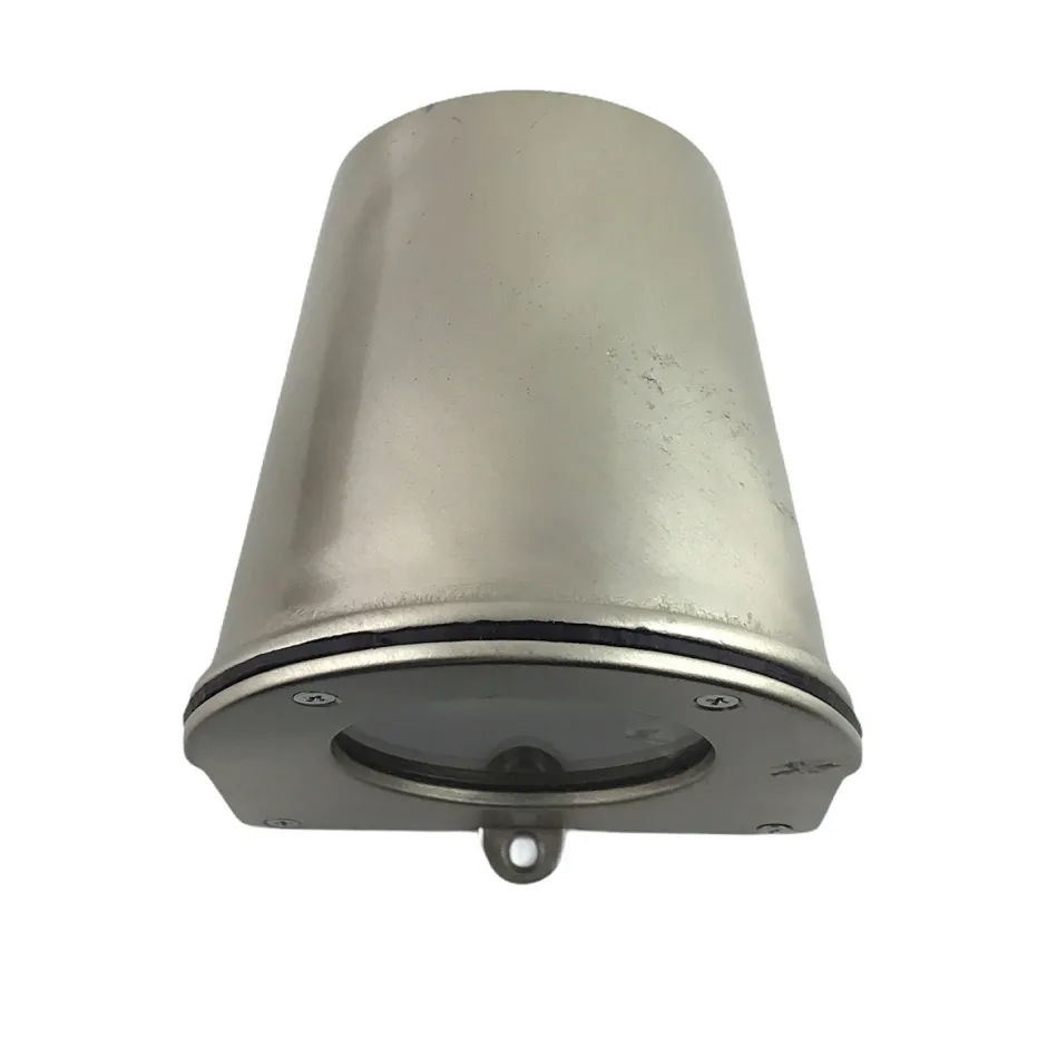 Andromeda Downlight außen Echt-Messing Glas 10 cm hoch IP54< Außenwandleuchten|Industrie Lampen