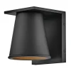 Stofflampen|Außenwandleuchten*Elstead Downlight Terrasse Schwarz LED GU10 klein H: 15,4 cm