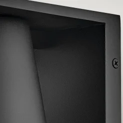 Stofflampen|Außenwandleuchten*Elstead Downlight Terrasse Schwarz LED GU10 klein H: 15,4 cm